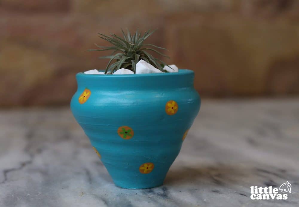 Miniature terracotta pot